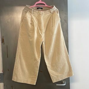 Caara wide leg pants in beige size M